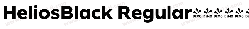 HeliosBlack Regular字体转换